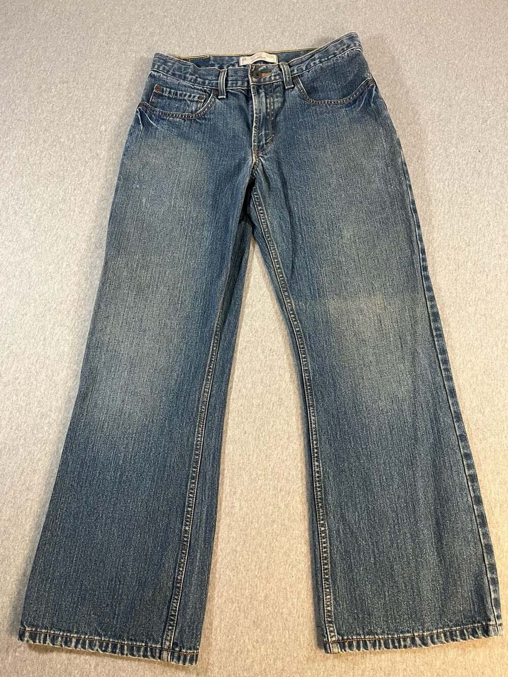 Levi Strauss Signature Girls Bootcut Denim Jeans Size 16 Regular